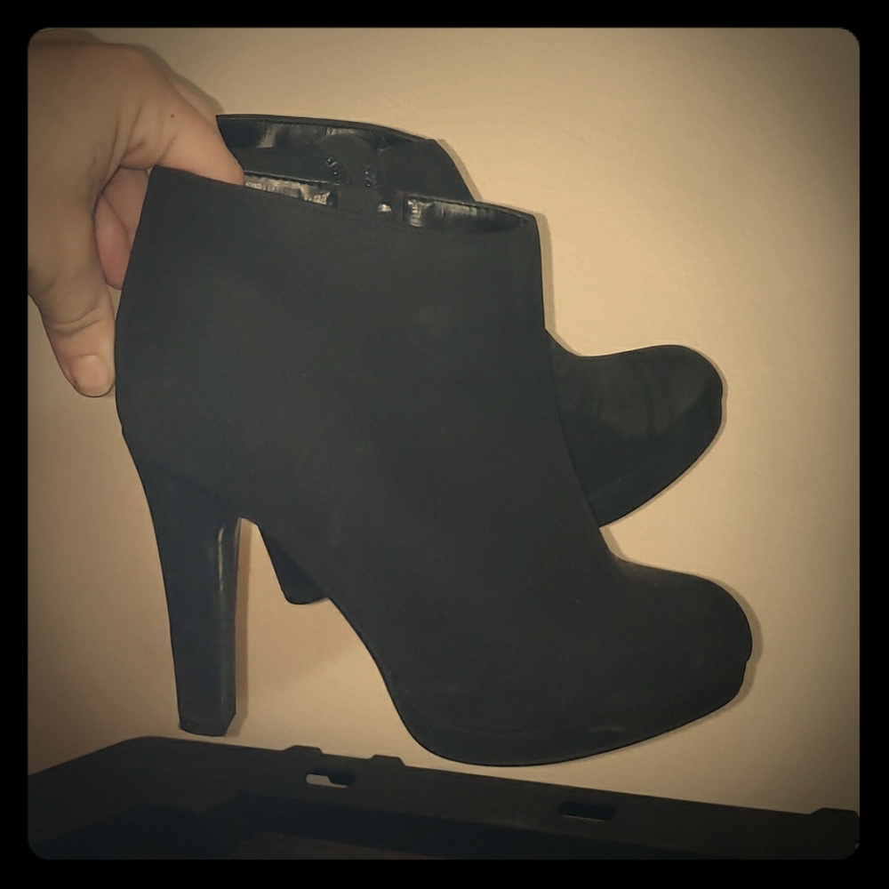 Black high heels